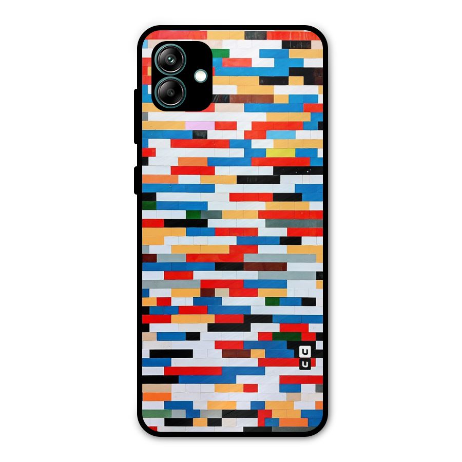 Cool Colors Collage Pattern Art Metal Back Case for Galaxy A04