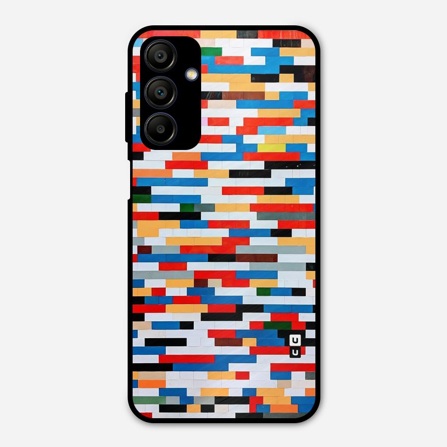Cool Colors Collage Pattern Art Metal Back Case for Galaxy A15 5G