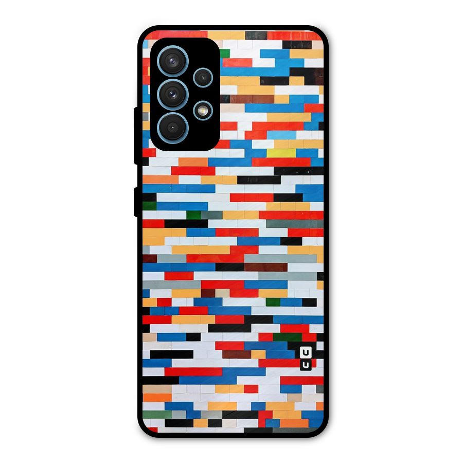 Cool Colors Collage Pattern Art Metal Back Case for Galaxy A32
