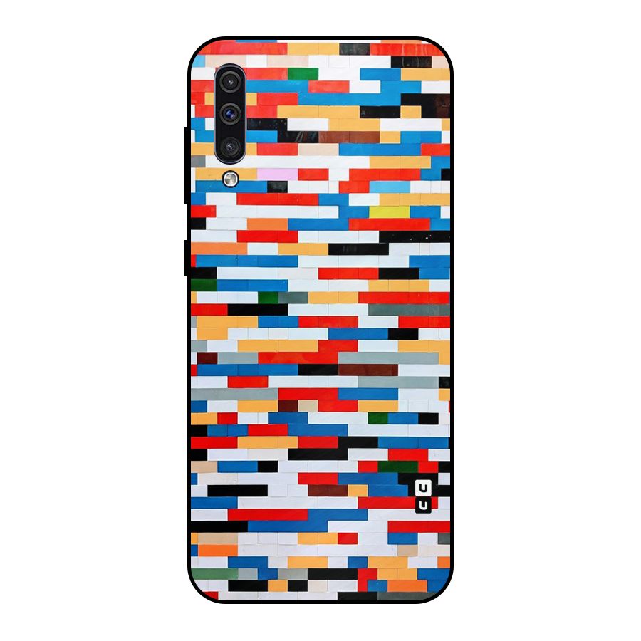 Cool Colors Collage Pattern Art Metal Back Case for Galaxy A50