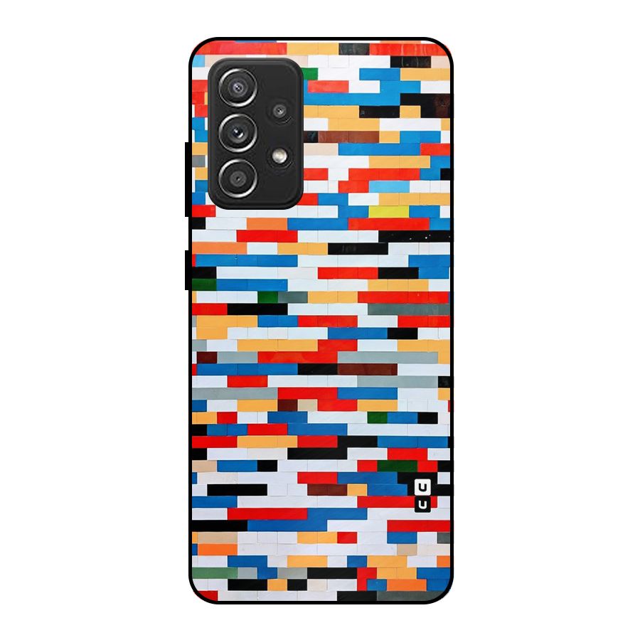 Cool Colors Collage Pattern Art Metal Back Case for Galaxy A52s 5G
