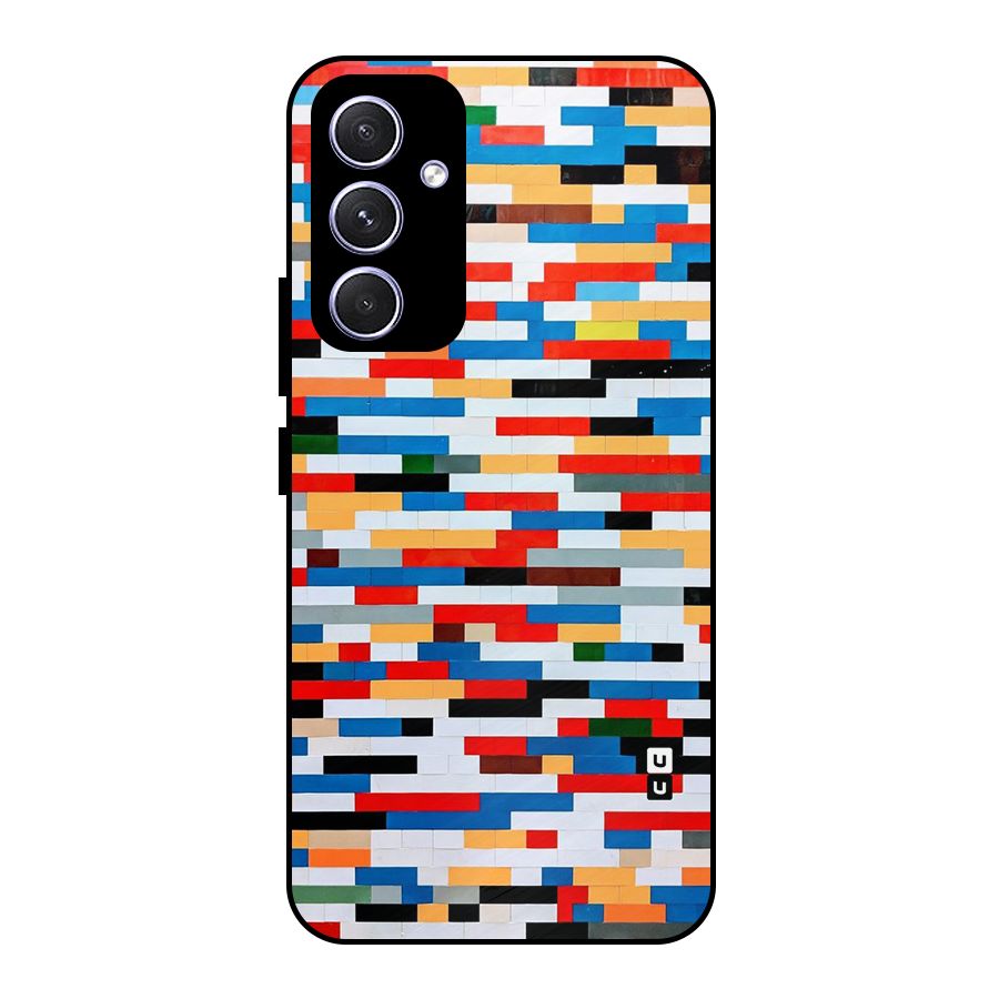 Cool Colors Collage Pattern Art Metal Back Case for Galaxy A54