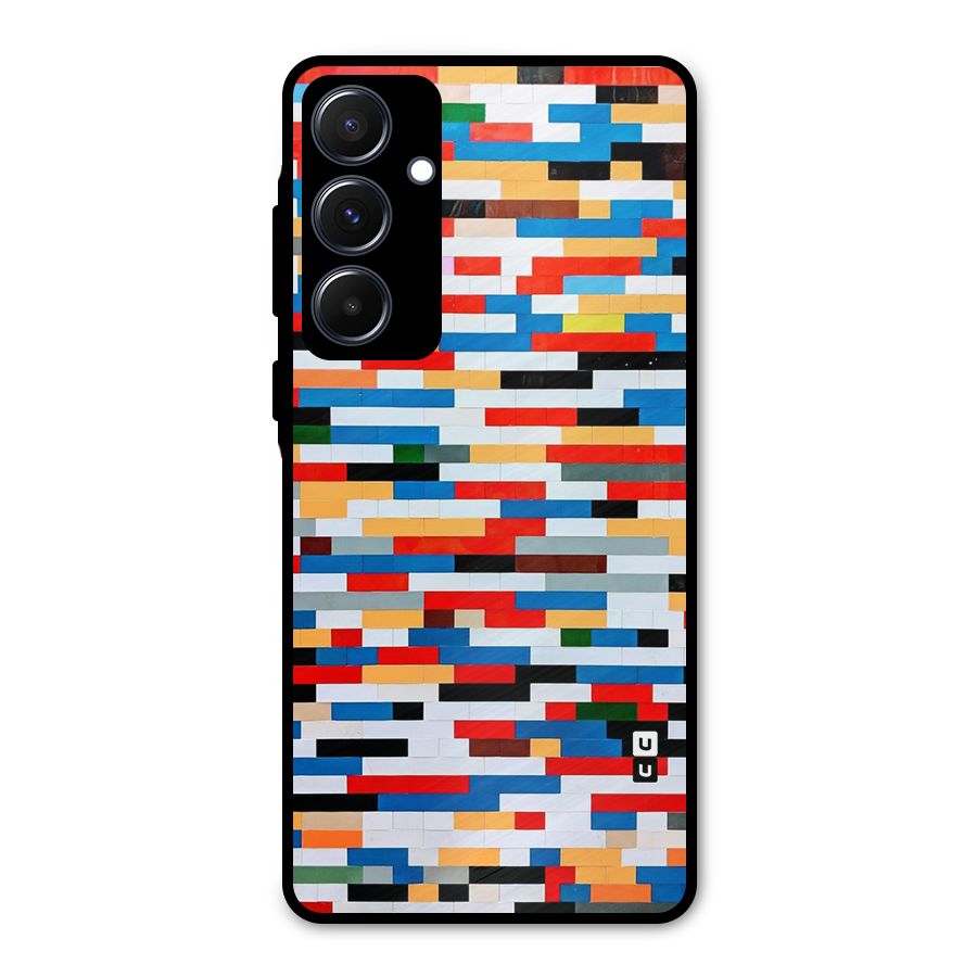 Cool Colors Collage Pattern Art Metal Back Case for Galaxy A55