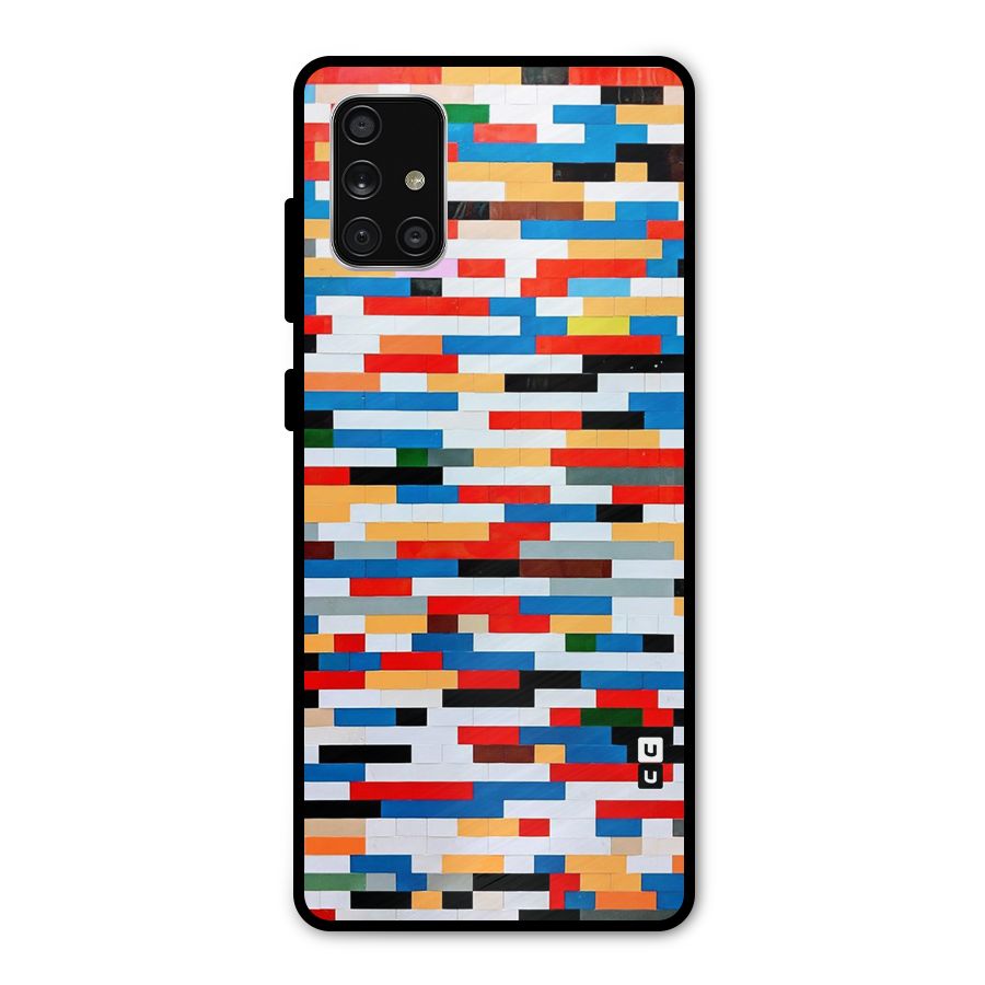 Cool Colors Collage Pattern Art Metal Back Case for Galaxy A71