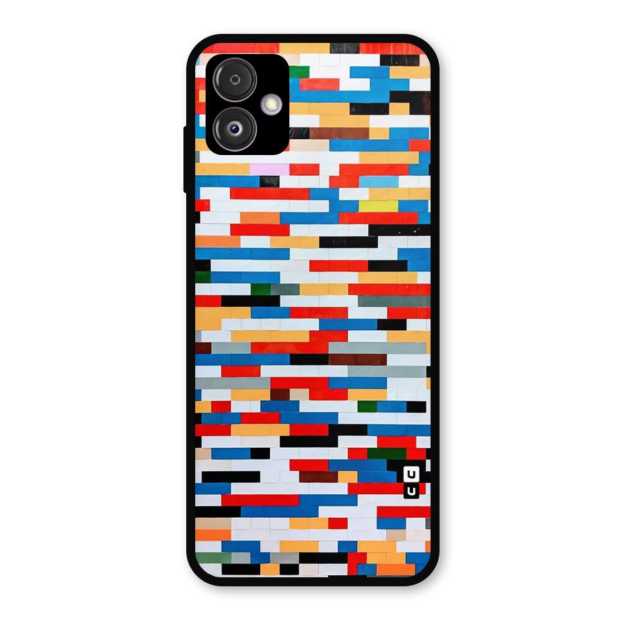Cool Colors Collage Pattern Art Metal Back Case for Galaxy F14