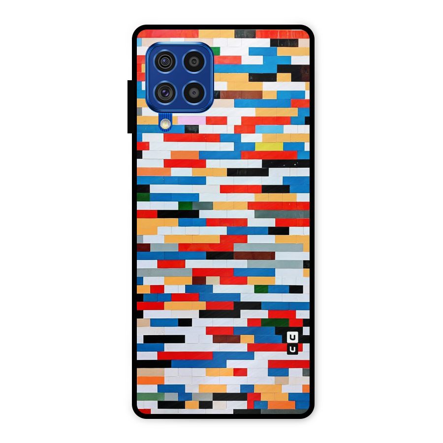 Cool Colors Collage Pattern Art Metal Back Case for Galaxy F62