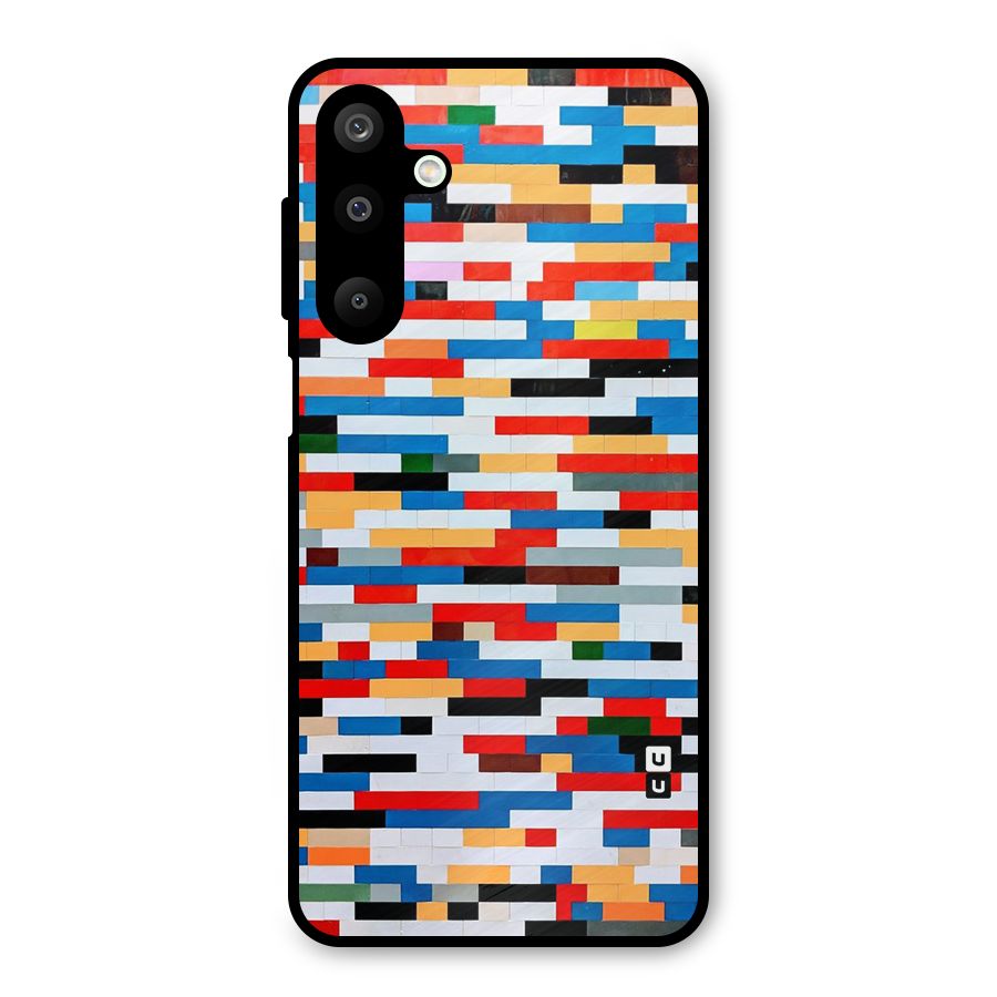 Cool Colors Collage Pattern Art Metal Back Case for Galaxy M16