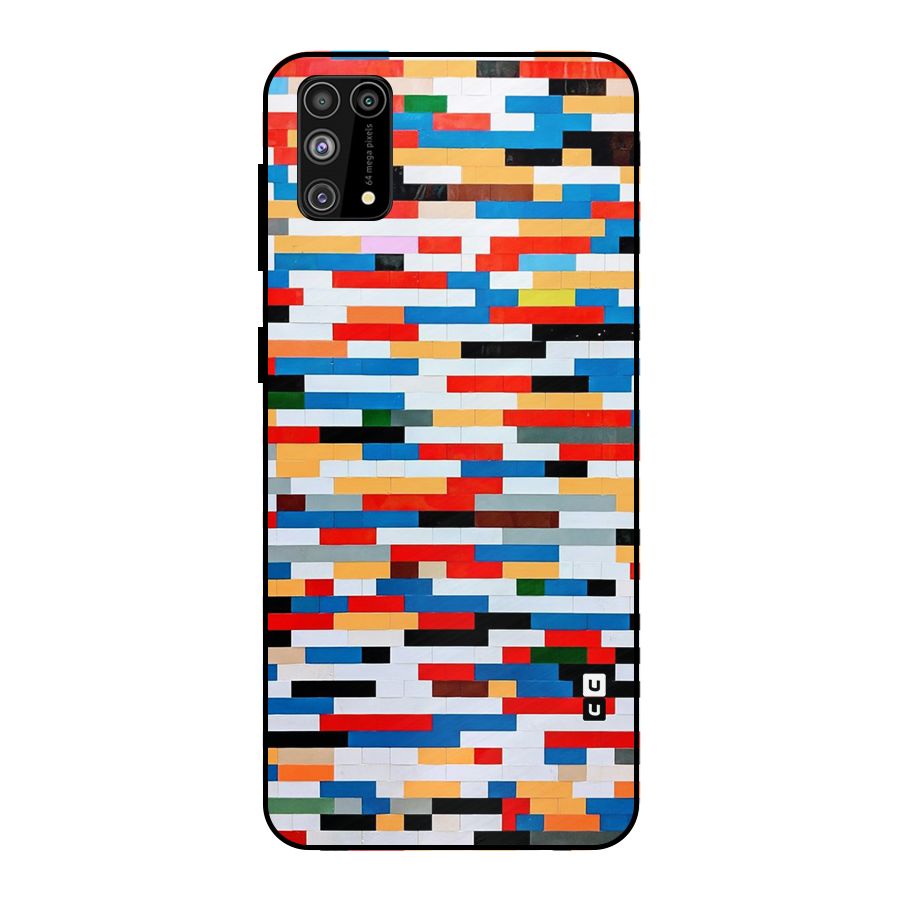 Cool Colors Collage Pattern Art Metal Back Case for Galaxy M31