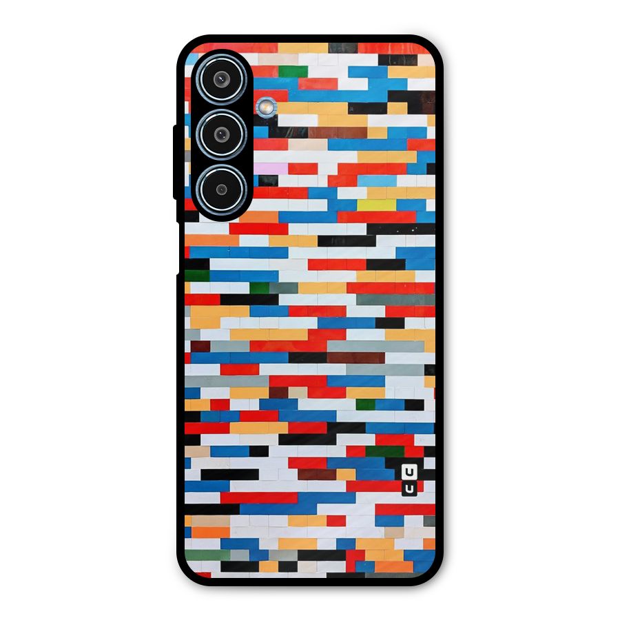 Cool Colors Collage Pattern Art Metal Back Case for Galaxy M35