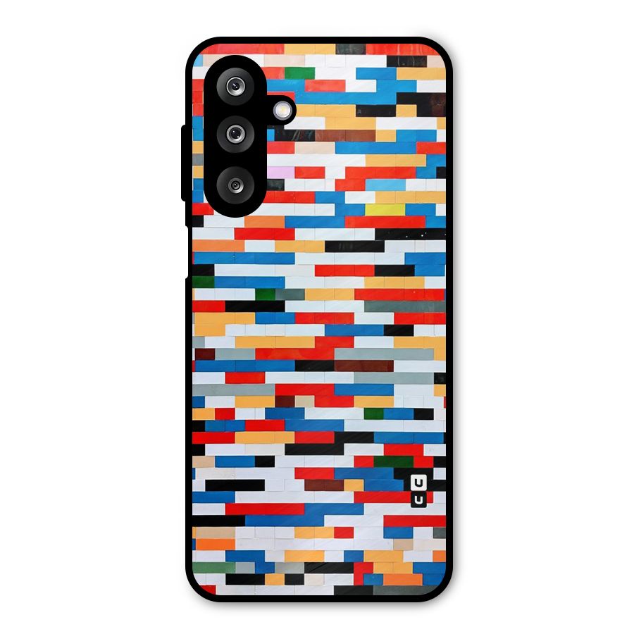 Cool Colors Collage Pattern Art Metal Back Case for Galaxy M36