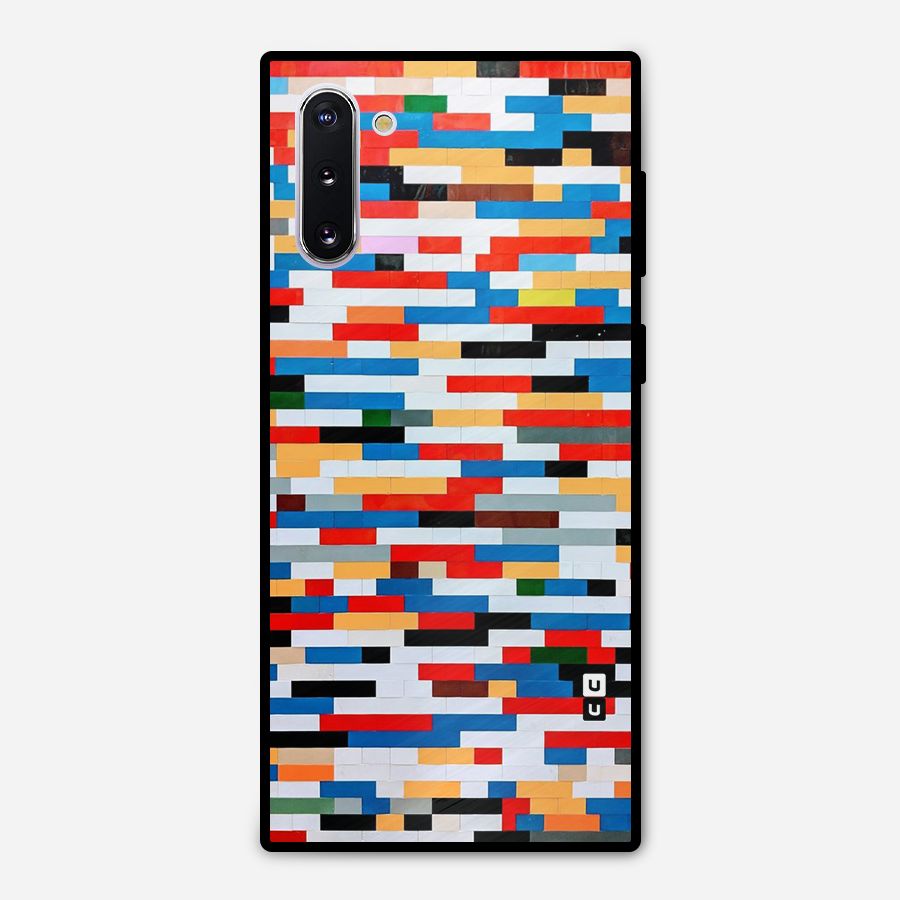 Cool Colors Collage Pattern Art Metal Back Case for Galaxy Note 10