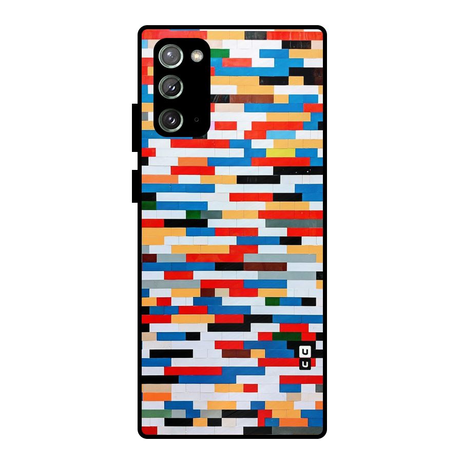 Cool Colors Collage Pattern Art Metal Back Case for Galaxy Note 20