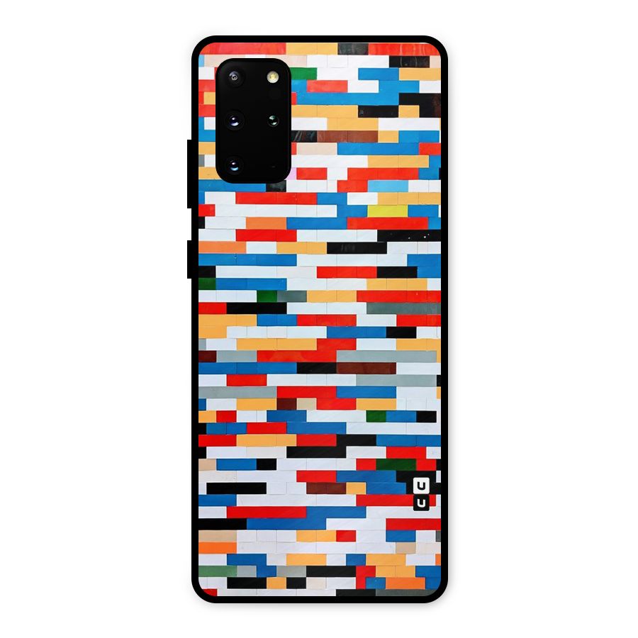 Cool Colors Collage Pattern Art Metal Back Case for Galaxy S20 Plus