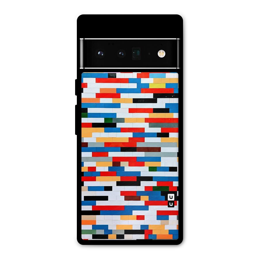Cool Colors Collage Pattern Art Metal Back Case for Google Pixel 6 Pro
