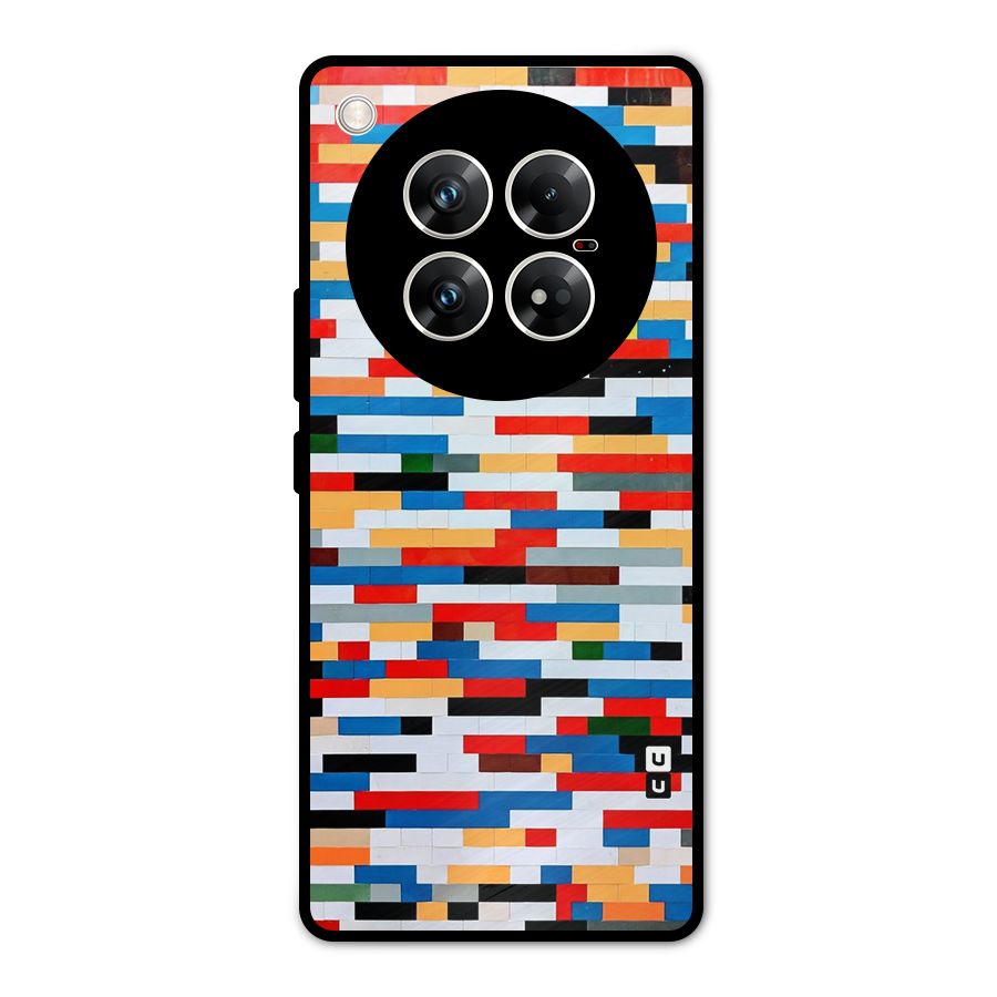 Cool Colors Collage Pattern Art Metal Back Case for Infinix Zero 40 5G