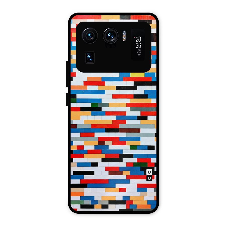 Cool Colors Collage Pattern Art Metal Back Case for Mi 11 Ultra