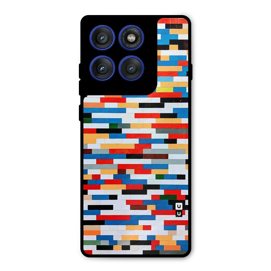 Cool Colors Collage Pattern Art Metal Back Case for Motorola Edge 60 Pro