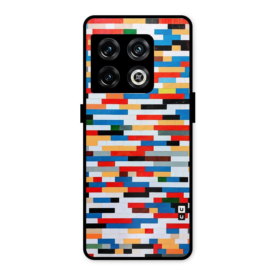 Cool Colors Collage Pattern Art Metal Back Case for OnePlus 10 Pro 5G