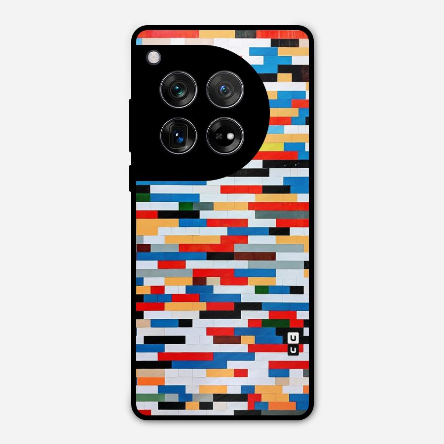 Cool Colors Collage Pattern Art Metal Back Case for OnePlus 12
