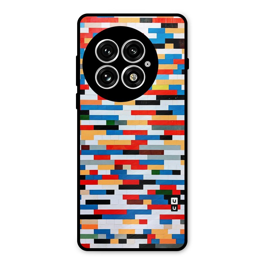 Cool Colors Collage Pattern Art Metal Back Case for OnePlus 13