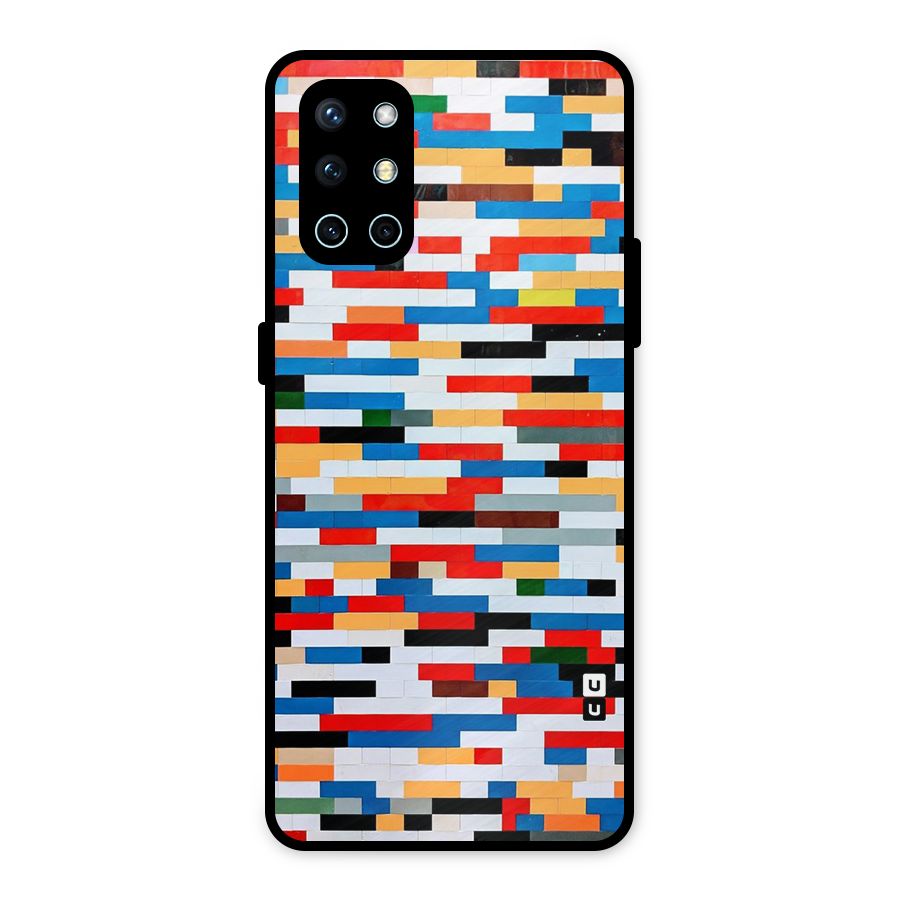 Cool Colors Collage Pattern Art Metal Back Case for OnePlus 9R