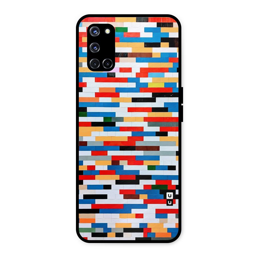Cool Colors Collage Pattern Art Metal Back Case for Oppo A52