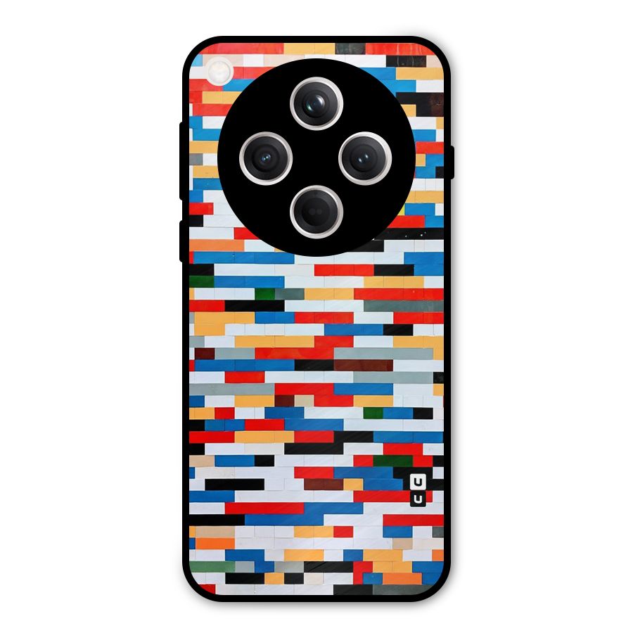 Cool Colors Collage Pattern Art Metal Back Case for Oppo Find X8