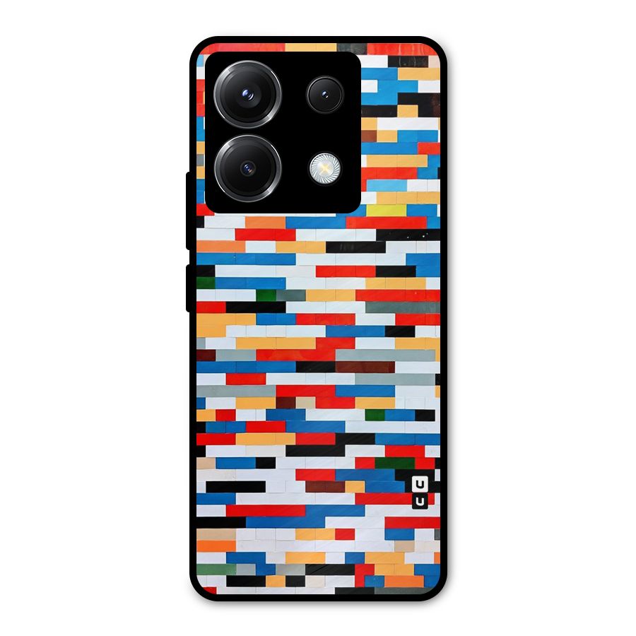 Cool Colors Collage Pattern Art Metal Back Case for Poco X6