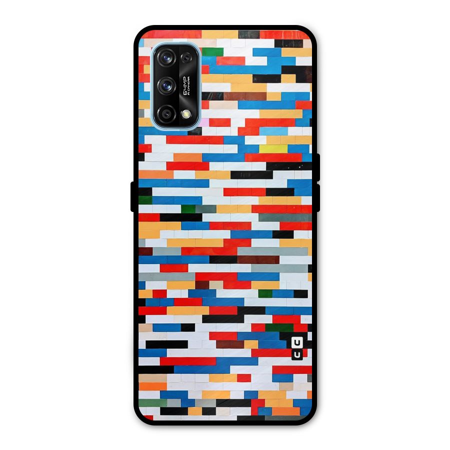 Cool Colors Collage Pattern Art Metal Back Case for Realme 7 Pro