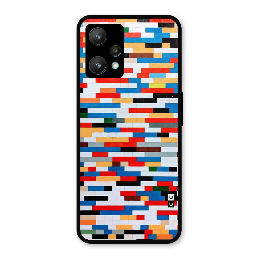 Cool Colors Collage Pattern Art Metal Back Case for Realme 9 Pro Plus 5G