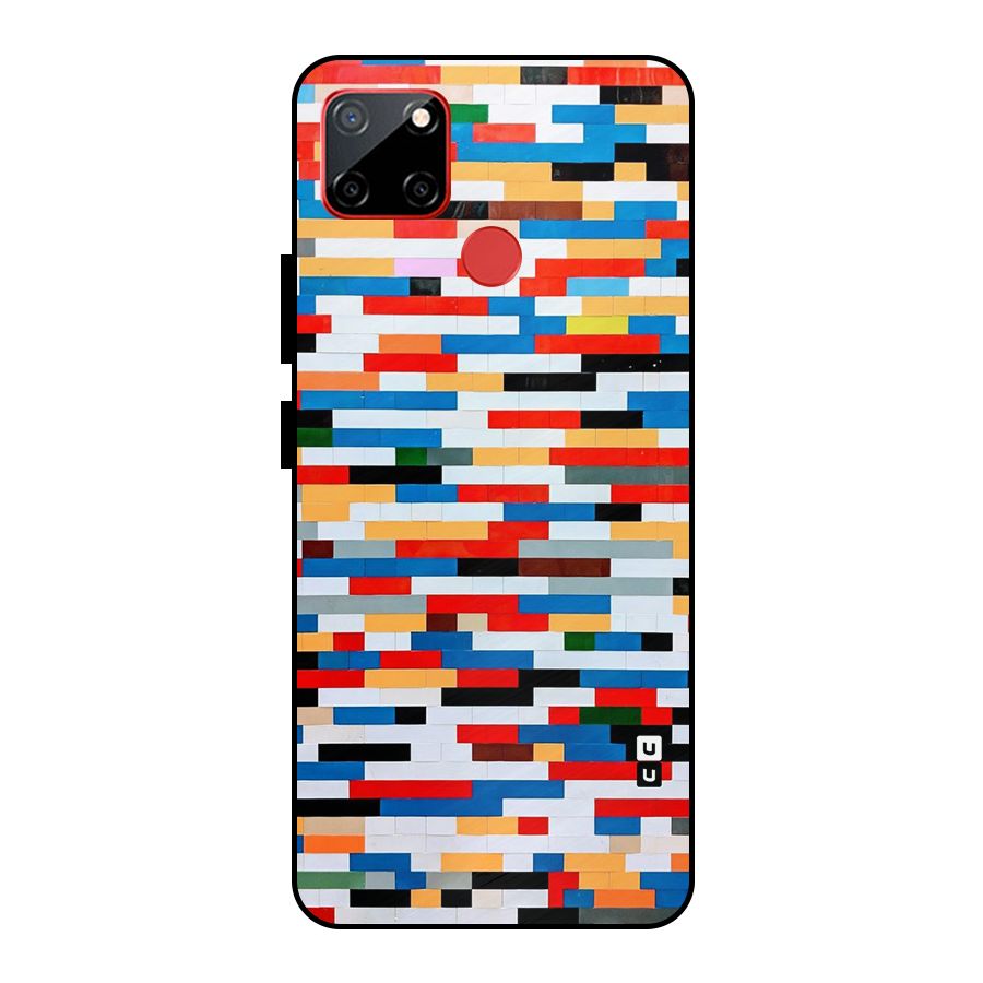 Cool Colors Collage Pattern Art Metal Back Case for Realme C12