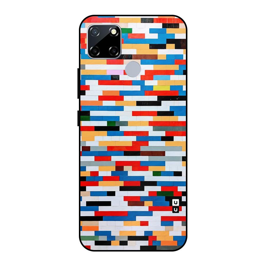 Cool Colors Collage Pattern Art Metal Back Case for Realme Narzo 20