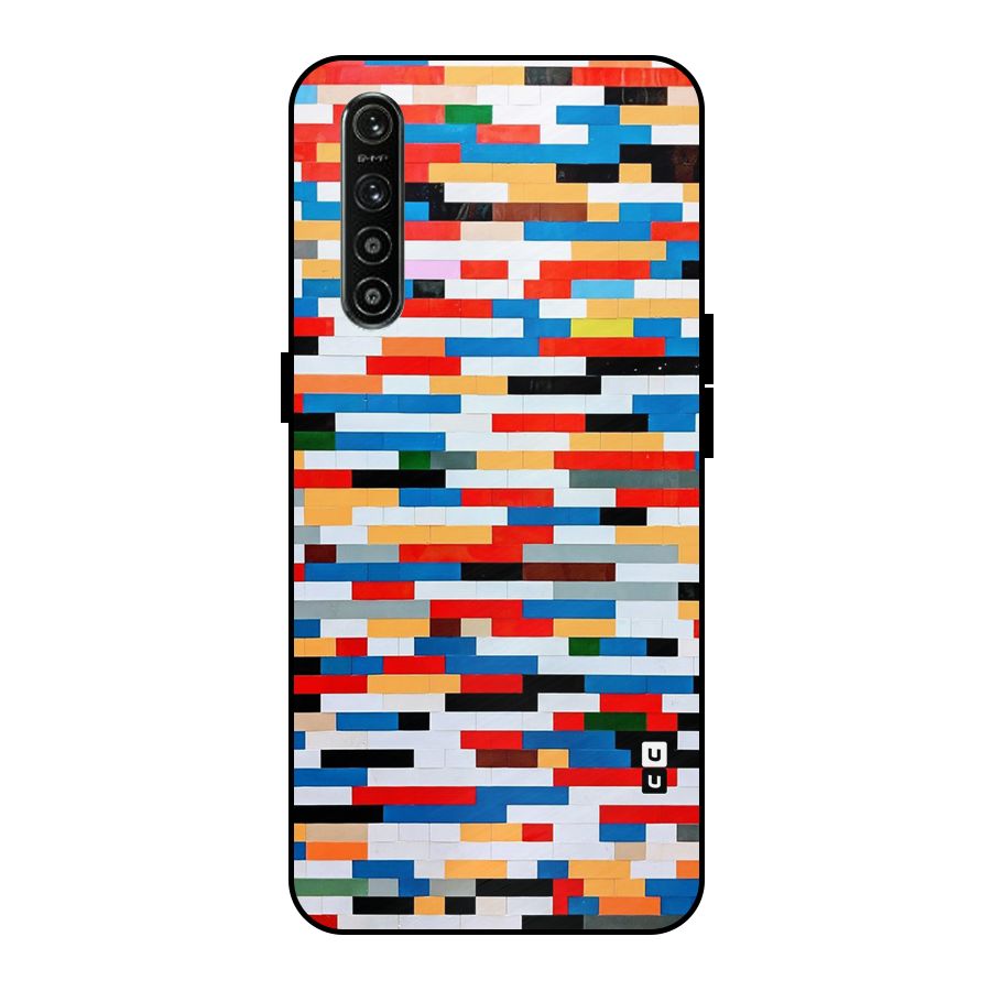 Cool Colors Collage Pattern Art Metal Back Case for Realme XT