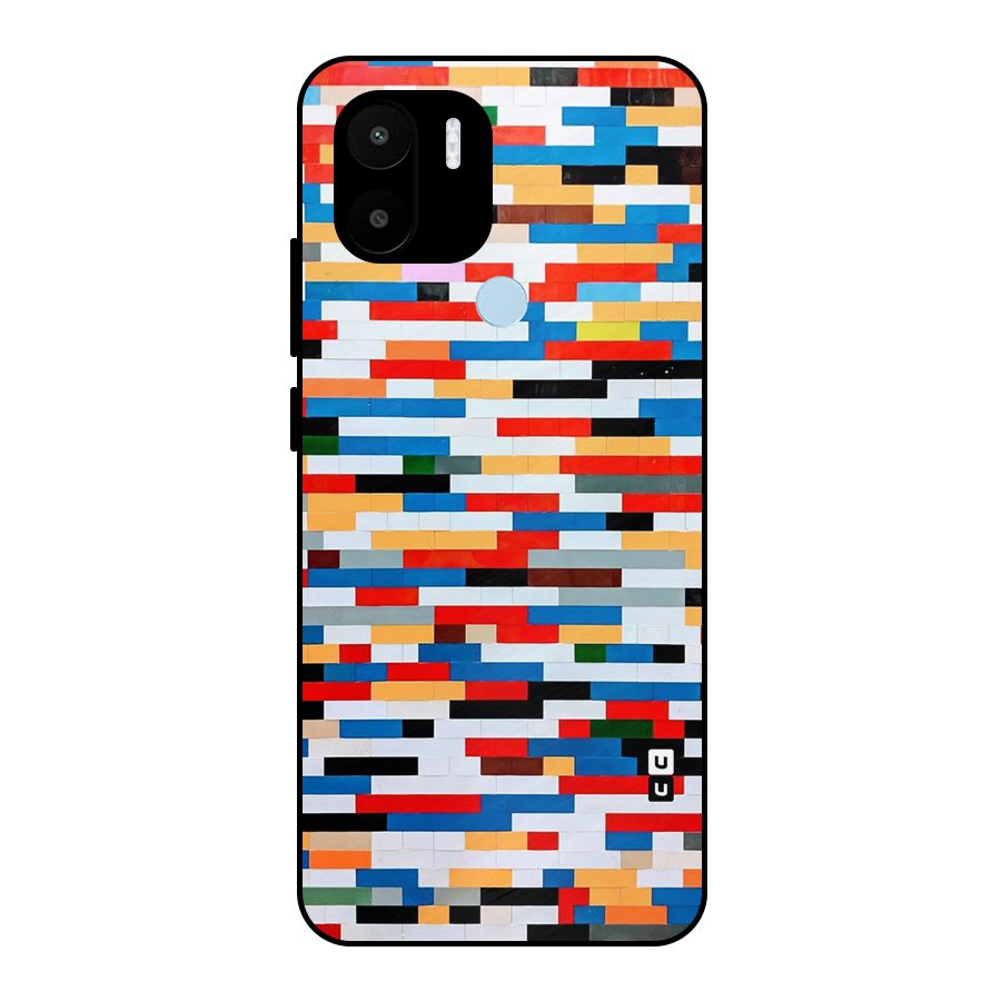 Cool Colors Collage Pattern Art Metal Back Case for Redmi A2+