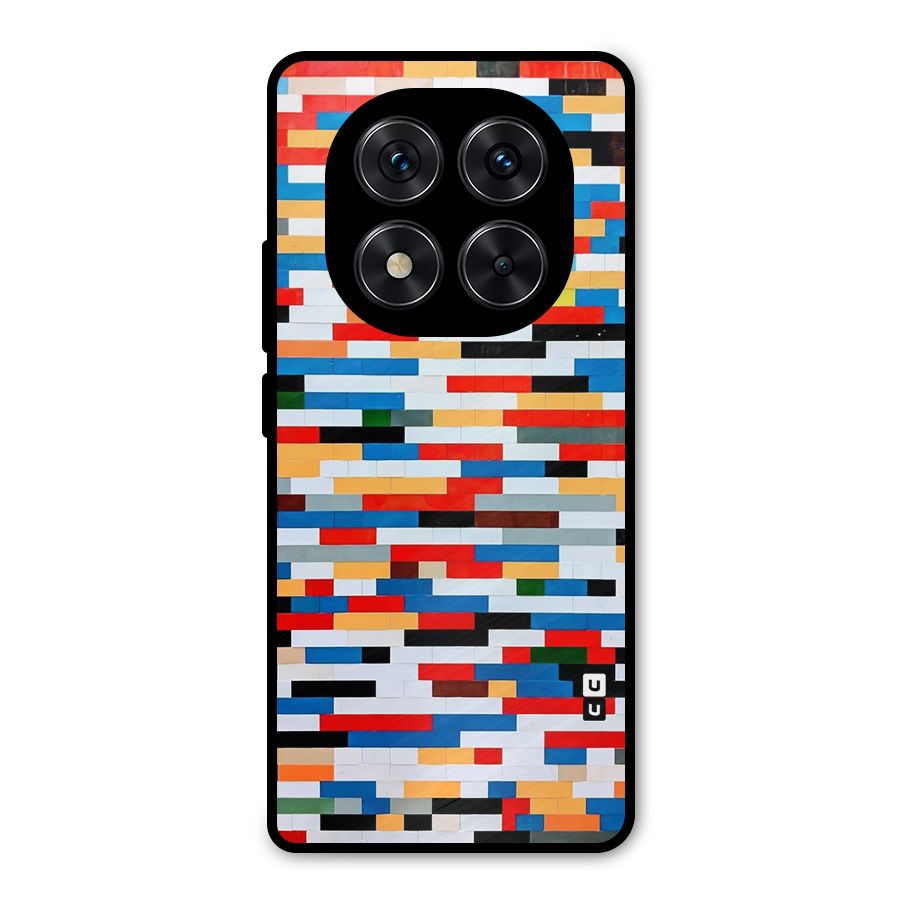 Cool Colors Collage Pattern Art Metal Back Case for Redmi Note 14 Pro 5G