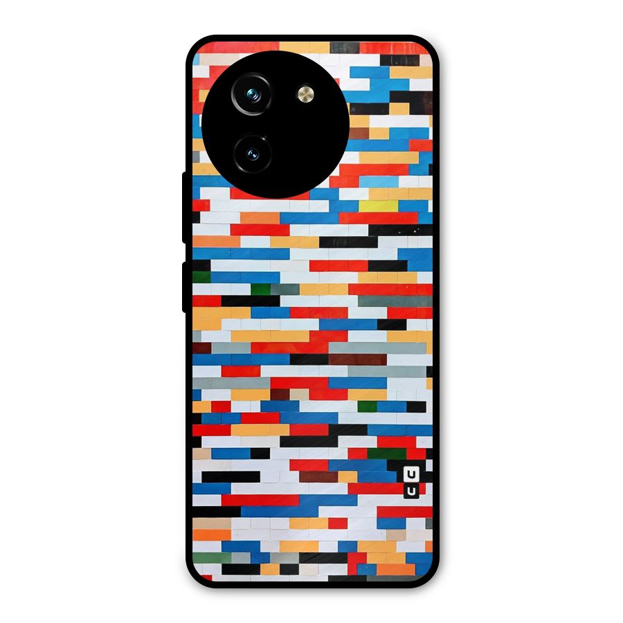 Cool Colors Collage Pattern Art Metal Back Case for Vivo T3x