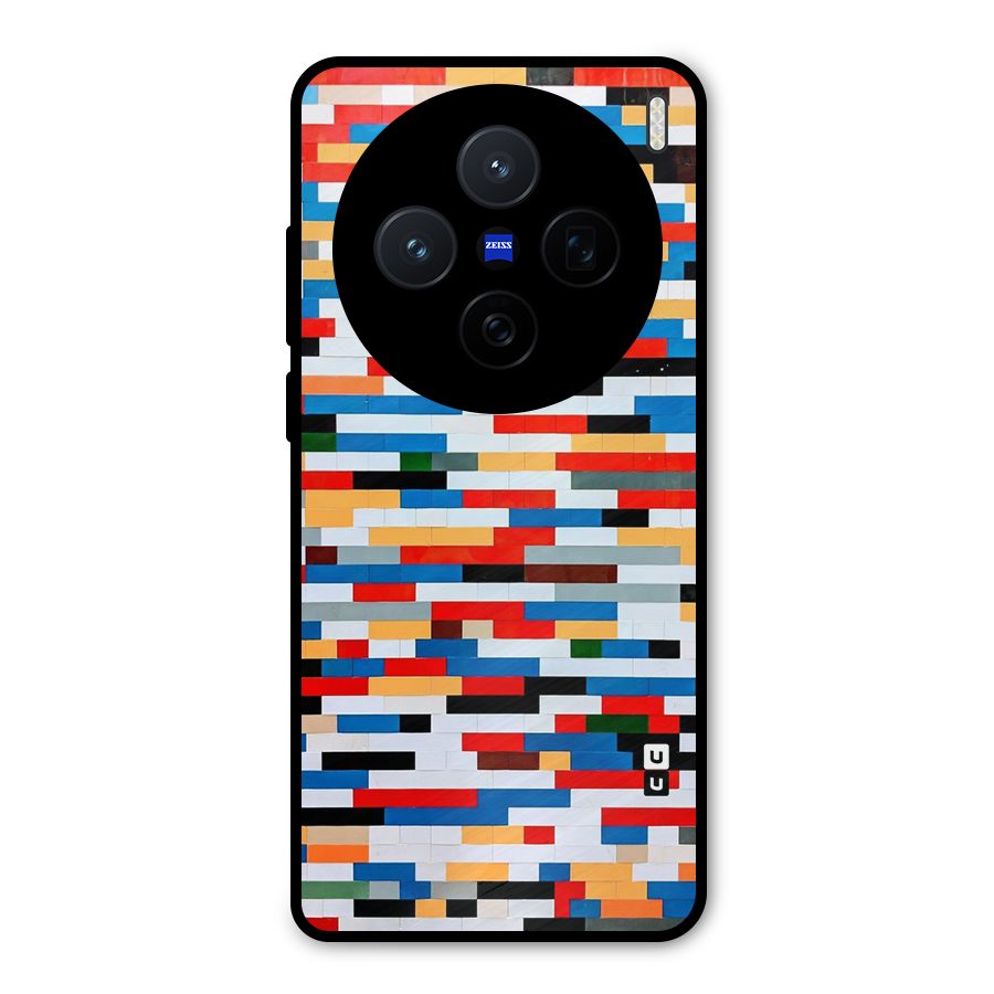 Cool Colors Collage Pattern Art Metal Back Case for Vivo X200