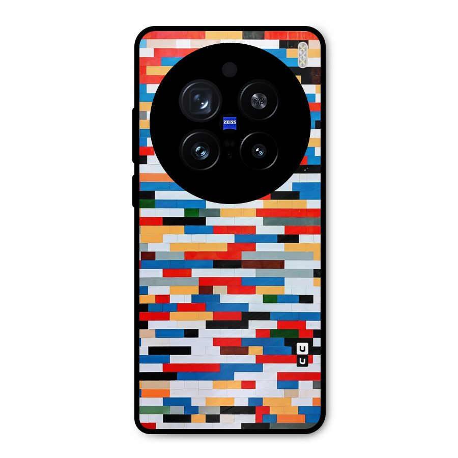 Cool Colors Collage Pattern Art Metal Back Case for Vivo X200 Pro