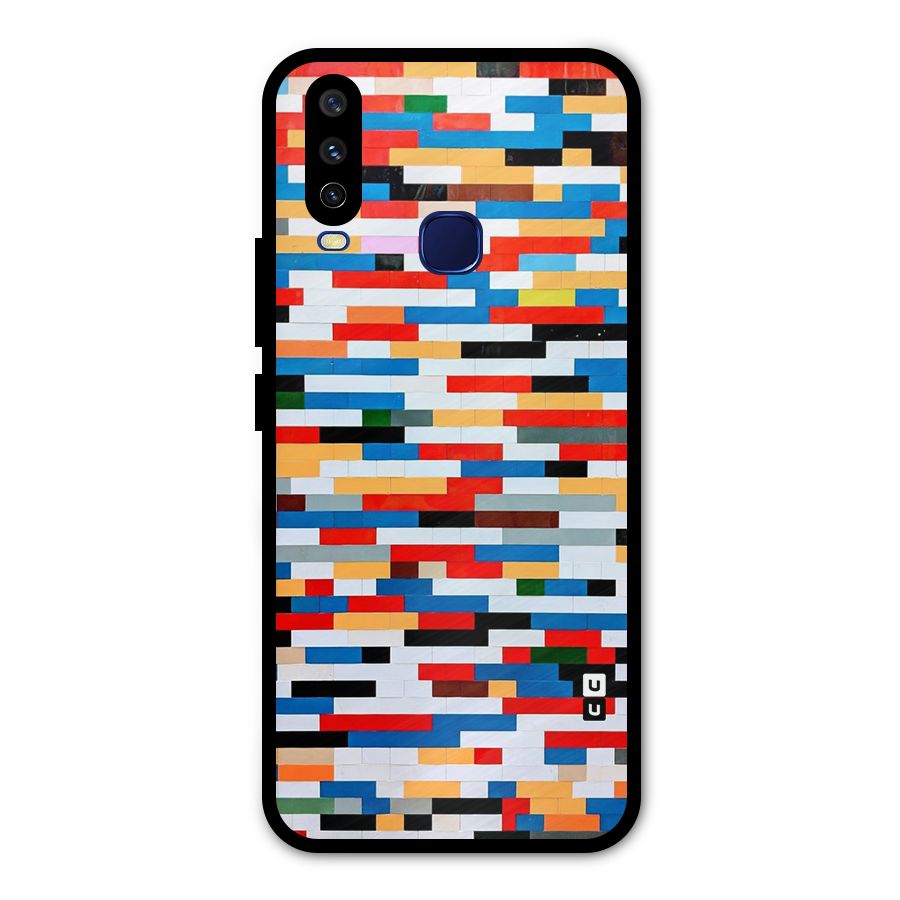 Cool Colors Collage Pattern Art Metal Back Case for Vivo Y15
