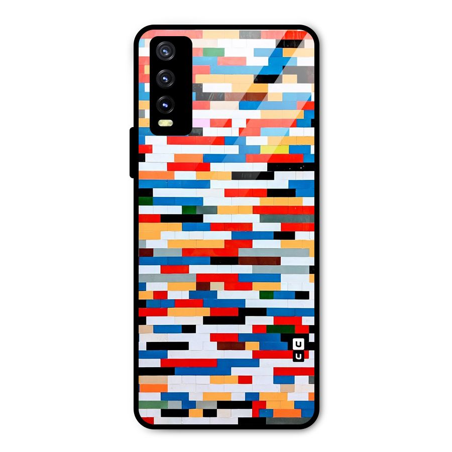 Cool Colors Collage Pattern Art Metal Back Case for Vivo Y20t