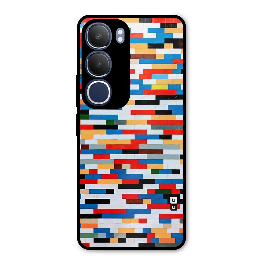 Cool Colors Collage Pattern Art Metal Back Case for Vivo Y29