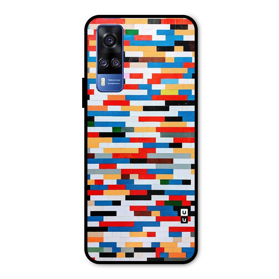 Cool Colors Collage Pattern Art Metal Back Case for Vivo Y31