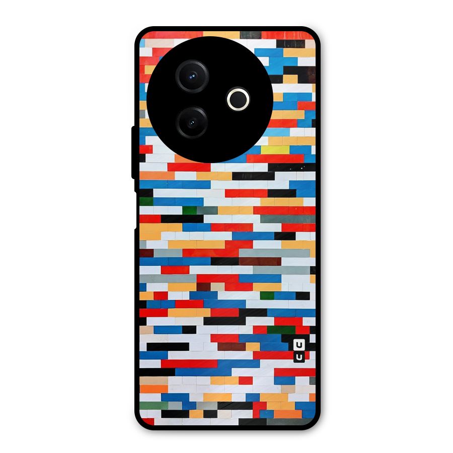 Cool Colors Collage Pattern Art Metal Back Case for Vivo Y39