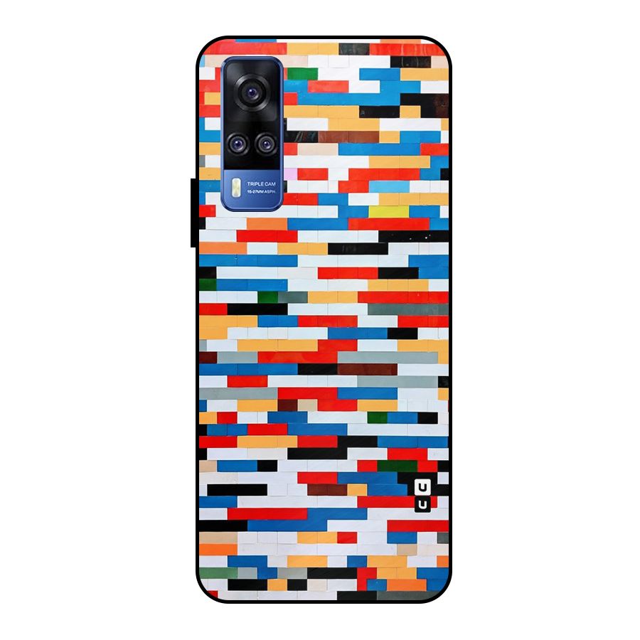 Cool Colors Collage Pattern Art Metal Back Case for Vivo Y51