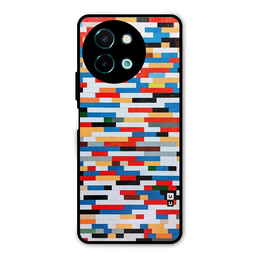 Cool Colors Collage Pattern Art Metal Back Case for Vivo Y58
