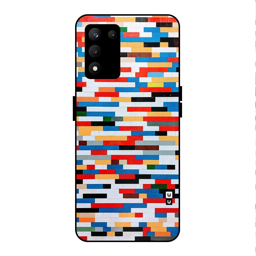 Cool Colors Collage Pattern Art Metal Back Case for realme 9 5G SE