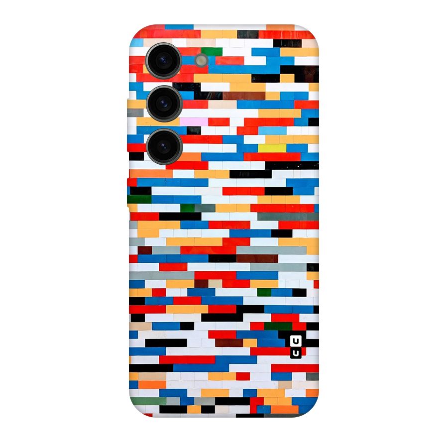 Cool Colors Collage Pattern Art Original Polycarbonate Back Case for Galaxy S23