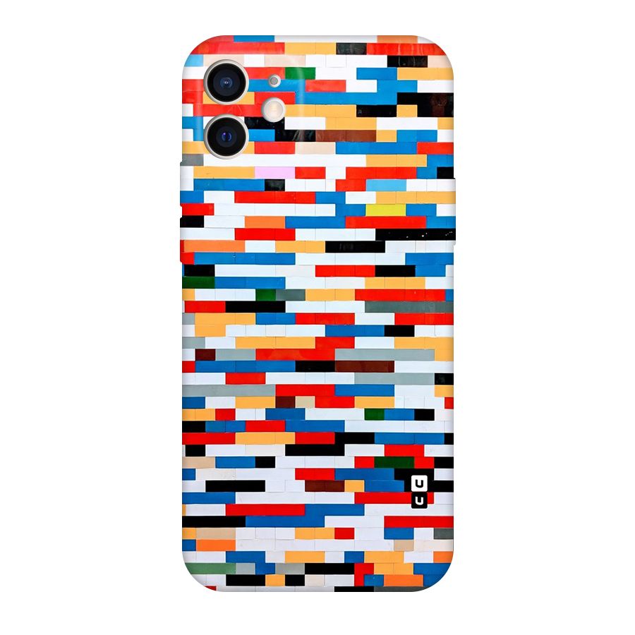 Cool Colors Collage Pattern Art Original Polycarbonate Back Case for iPhone 12