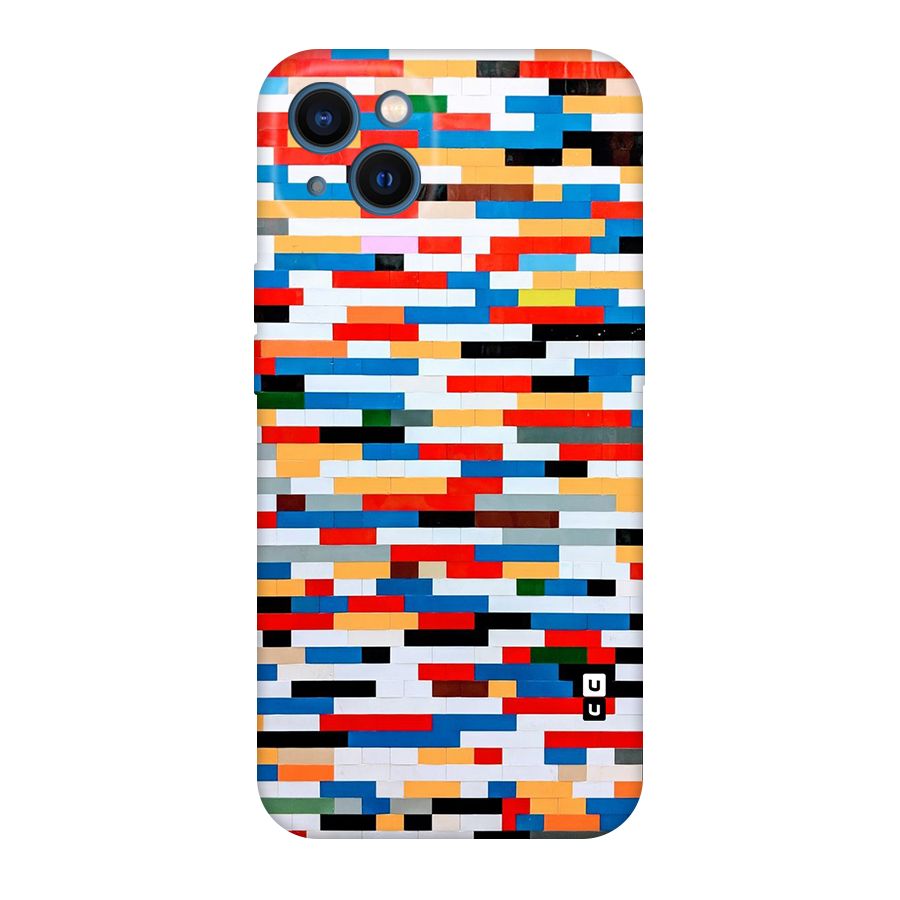 Cool Colors Collage Pattern Art Original Polycarbonate Back Case for iPhone 13