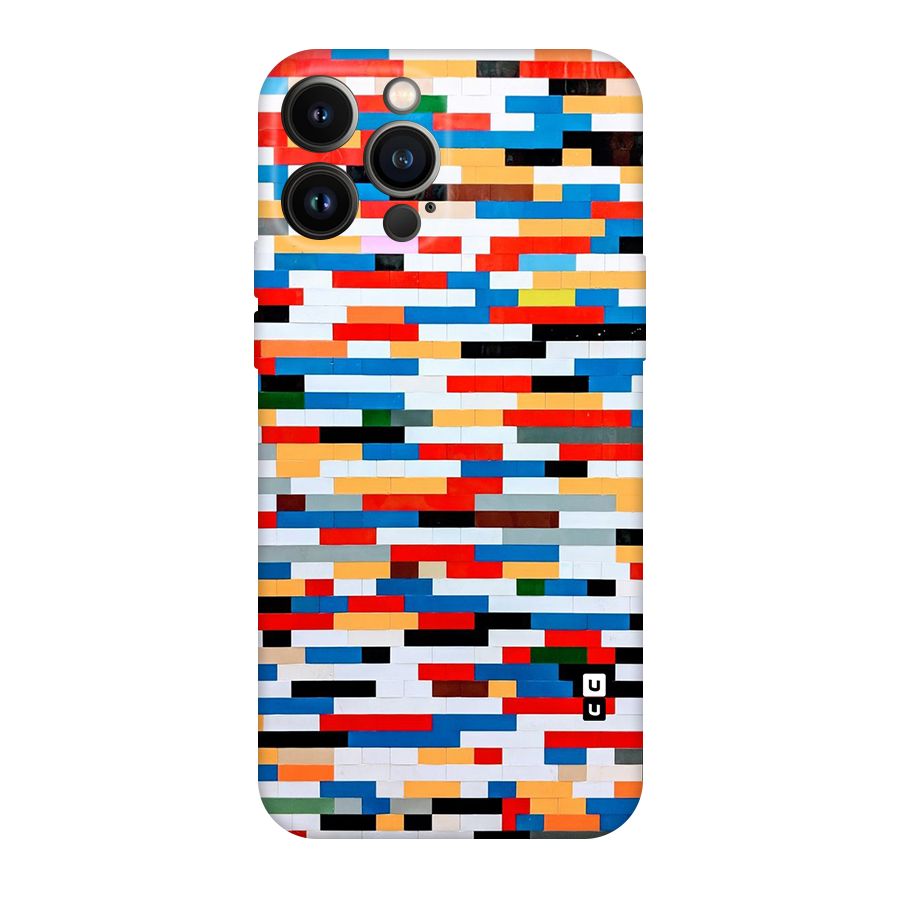 Cool Colors Collage Pattern Art Original Polycarbonate Back Case for iPhone 13 Pro Max